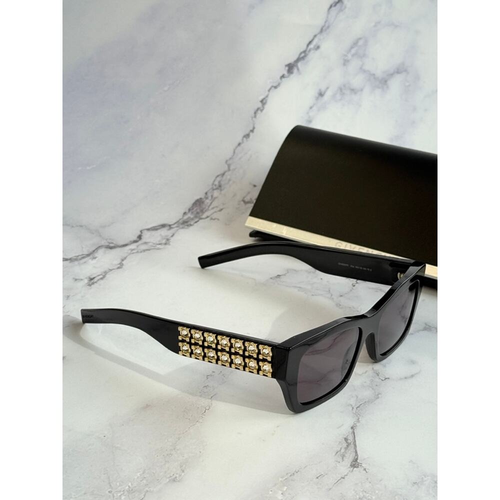 NEW Givenchy GV40077I Cat Eye Black Crystal Sunglasses $700 - Picture 5 of 7